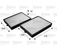 Kit 2 Cabin Filters VALEO For BMW Series 5