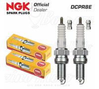 Kit 2 Candles NGK DCPR8E Harley Davidson FXS Softail Blackline 1584 2011-2012