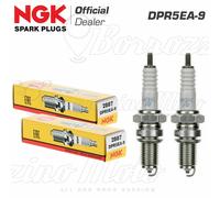 Kit 2 Candles Ngk Dpr5Ea-9 Original Kawasaki Vn Vulcan Mean Streak 1600 2004-07