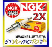 Kit 2 Candles NGK Spark Plug BPR5ES-11 American Iron Horse Legend SC 1852 2003
