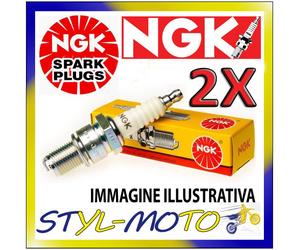 Kit 2 Candles NGK Spark Plug BPR5ES Titan Coyote 1573 1999