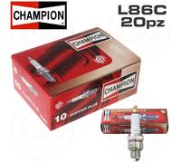 Kit 20 Candles Champion L86C = NGK B6HS P86M Piaggio Si Ciao Bravo 50 VESPA