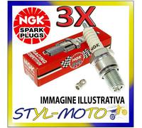 Kit 3 Candles NGK Spark Plug CR9EK Triumph Daytona 675 RR 675 2007