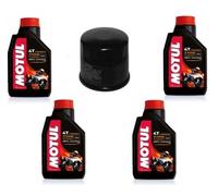 Set 4 L Oil Motul 7100 10W40 & Oil Filter Hiflo K Awasaki ZX-12R 2004 2005