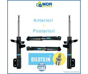 Kit 4 Shock Absorbers Front + Rear Bilstein Citroen C1 II 2014