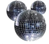 Kit 5 Mirrored Balls Diameter 50mm Club Party Ball Light Effect Special Years 70