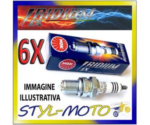 Kit 6 Candles NGK Iridium Spark Plug DR8EIX Benelli 750 Sei 750