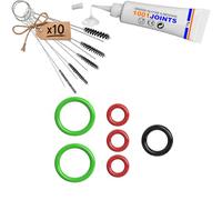 KIT 6 GASKETS MAINTENANCE FITTING MILK TANK MILK HOSE CLUTCH COFFEE MACHINE REPLACEMENT COMPATIBLE WITH DELONGHI ESAM ECAM ETAM PRIMADONNA DINAMICA AUTENTIA MAGNIFICA EN LATTISSIMA ETC…