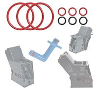 KIT 9 GASKETS MAINTENANCE OUTPUT FITTING SEALING PISTON INFUSION UNIT COFFEE MACHINE REPLACEMENT COMPATIBLE WITH SIEMENS EQ5 EQ6 EQ7 EQ8 BOSCH VERO NEFF GAGGENAU ETC… (ROSE)