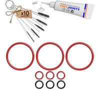 KIT 9 GASKETS MAINTENANCE OUTPUT FITTING SEALING PISTON INFUSION UNIT COFFEE MACHINE REPLACEMENT COMPATIBLE WITH SIEMENS EQ5 EQ6 EQ7 EQ8 BOSCH VERO NEFF GAGGENAU ETC…