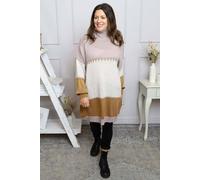 Kit and Kaboodal Women's Doris Polo Knitted Jumper Mocha in Brown Kit and Kaboodal Brown One Size