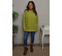 Kit and Kaboodal Women's Nyree Button Cotton Top Green Kit and Kaboodal Green One Size