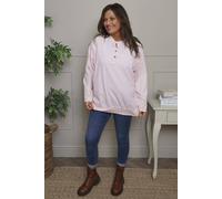 Kit and Kaboodal Women's Nyree Button Cotton Top Pink Kit and Kaboodal Pink One Size