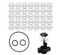 Kit - Assorted Rubber Seals, 36 Precise Spare Parts for Pool Filtration | Water Circulation Valve Repair | D Shaft Seal Kit