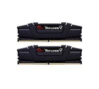 Kit Barrettes mémoire 32Go (2x16Go) DIMM DDR4 G.Skill RipJaws V PC4-25600 (3200 Mhz) (Noir), F4-3200C16D-32GVK