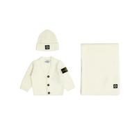 Kit Beanie Cardigan Coperta - unisex - Stone Island - Kids Sets - Beige - 9 M - Kids 9 M