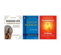 Kit Bhagavad-Gita + A Voz Do Silêncio + Dhammapada Atthaka: Caminho Da Lei
