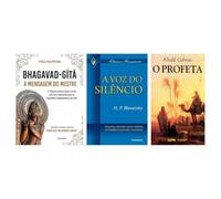 Kit Bhagavad-gita + A voz do silêncio + O Profeta