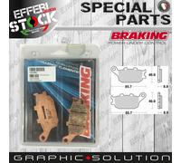 Kit Brake Pads Rear Pad BRAKING 742CM56 Sintered Honda Kawasaki Yamah