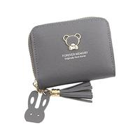 Kit Card Sleeves with Shielding Armpit Pocket Mobile Phone Case Envelope Purse Clutch Bag Unusual Purses Women, grey, standard size