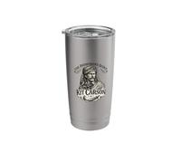 Kit Carson Pathfinder Scout Western Frontier Stainless Steel Insulated Tumbler