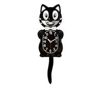 Kit Cat Clock, Effortless Installation, 12x37cm, Cat Wall Clock, Small Kitty Klock, Vintage Wall Timepiece Design, For Kitten Lovers Or Birthdays, Housewarmings, Or Special Occasions, Adding Humor