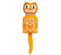 Kit-Cat Clock Lady - Festival Orange
