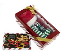 KIT CAT Klock Kit-Cat Clock Gift Package, dress up a in Christmas Hat and Scarf for the festive period