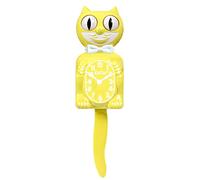 Kit Cat Klock® Limited Edition Spring Daffodil - Iconic Retro Cat Clock with Moving Eyes and Tail, Battery Operated Wall Clock, Made in USA, Perfect for Home Decor, Modern Clock, Unique Gift