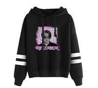 Kit Connor Merch Hoodie Unisex Fashion Long Sleeve No Pocket Double Bar Sleeve Pullover (Black,XXL)