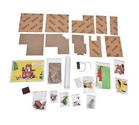 Kit de casa en miniatura de bricolaje, mini casa de muñecas, accesorios para muebles, juego de juguetes, rompecabezas 3D, habitación en miniatura, artesanía de maderamen para