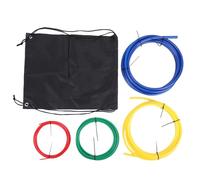 Kit de extensión de tubería de cobre de grado profesional, 3 metros de longitud con tiras dobladoras codificadas por colores para sistemas de refrigeración HVAC, incluye tamaños