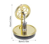 Kit De Moteur Stirling, Kit De Modèle De Moteur - Modèle À Basse Température Du Générateur D'électricité - 7,68x5,31 Pouces Kits De Sciences Éducatives Pour Les Écoles, Laboratoires
