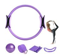 Kit de Pilates en Casa, Set Pilates, Equipo Portátil de Pilate, Pilates Essentials Kit for Women, Equipo Portátil de Pilate, 13 Piece Home Pilatess Equipment (Purple 5-pcs)