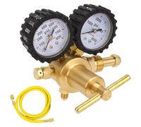 Kit de válvula reguladora de nitrógeno Construcción Profesional de latón Presión de Salida de 0 800 PSI con manguera de 60 pulgadas Entrada CGA580 1 Salida Macho de 4 pulgadas