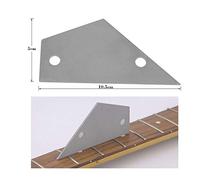 Kit D'entretien de Guitare, Kit de Réparation de Guitare avec Outil de Nivellement de Frette argenté, Organiseur de Cordes, Règle de Cordes en Acier et Plus Encore pour Guitare,