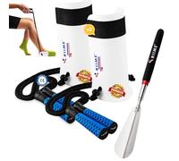 Kit Duo Sokelp Dressing Aid for Socks and Stockings, Sock Dressing Aid After Hip Surgery, Socks Dressing Aid for Seniors for Disabled & Pregnant Women Stocking Aid Comfort Handles