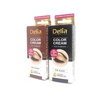 Kit Eyelashes and eyebrows professional coloring, Color Dark Brown/Black/Brown 15ml (Brown)