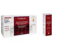 Kit Foltene Hair & Scalp Treatment For Men 12 Vials + Strengthening Shampoo 200 ml