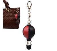 Kit for Adults - Leather Bag Charm in the Shape of a Hot Air Balloon - DIY Kit Charm Bag - for Beginners Teenagers Adults Weekend Projects Birthday Party DIY