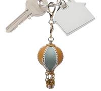 Kit for Adults - Leather Bag Charm in the Shape of a Hot Air Balloon, Ornament Set for Handbag, for Beginners, Teenagers, Adults, Weekend Projects, Birthday Party, DIY