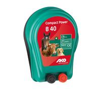 Kit for electric fence electrification on battery approved Kerbl Compact Power B40