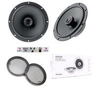 Kit for Focal Auditor ACX165S 2 Coaxial Speakers 2-Way 16.5 cm 165 mm 6.5 Inch Diameter 55 Watt RMS and 110 Watt Max 4 Ohm 91 dB Pair + Grid and 5 Free Stickers