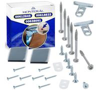 Kit for Furniture Front Attachment for the Integrated Dishwasher Door with the Original Code 00612645 00618833 00638091 for Bosch for Balay for Siemens for Neff - MONTERAL