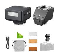 Kit-Godox iT20 F Mini TTL Flash & TR TTL Hot Shoe Riser, 30mm Height Adjustable 0-90°, Bounce/Direct Flash, 700 Flashes with 1.5s Recycle, Magnetic Modifiers Included, for Fujifilm (Black)