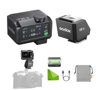 Kit-Godox iT30Pro F TTL Flash & TR TTL Hot Shoe Riser, Auto Flash& HSS, Color Touch Screen, 30mm Raise, 0-90°, 560 Flashes, 2.4G Wireless X System, for Fujifilm (Black)