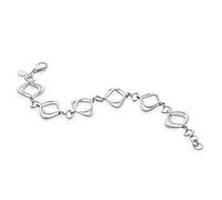 Kit Heath Alicia Entwined Link Bracelet - Sterling Silver Bracelet with Sculpted Organic Links, Symbolising Connection and Natural Flow