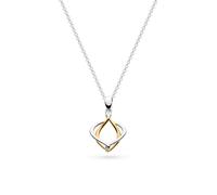 Kit Heath Alicia Golden Gold Plated Mini 18" Necklace 90017GRP - Sterling Silver / Rhodium Plated