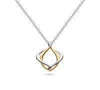 Kit Heath Alicia Golden Gold Plated Petite 18" Necklace 90018GRP - Sterling Silver / Rhodium Plated