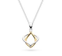 Kit Heath Alicia Golden Mini Necklace - Sterling Silver with 18ct Gold Plate, Classic Design